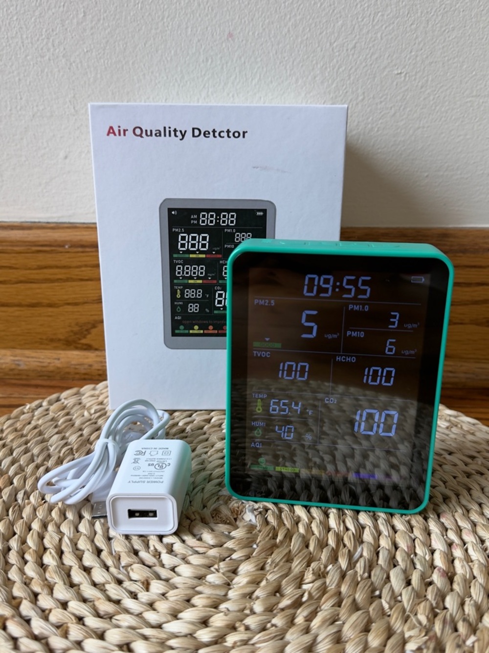 Air Quality Monitor HCHO TVOC CO2